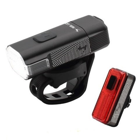 MOON RIGEL LITE 500 LUMEN FRONT & HELIX LITE 100 LUMEN REAR LIGHT SET